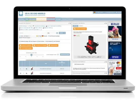 Bild: 3D CAD Downloadportal PARTcommunity von CADENAS glänzt in Version 4.0 mit neuen Funktionen