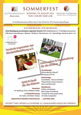 Bild: Sommerfest im Fachberaterzentrum Rhein-Main