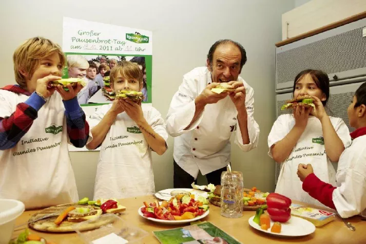 Bild: Gesunde Pausenbrote mit Sternekoch Patrick Coudert