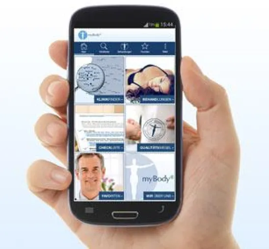 myBody® App für Schönheits-OPs jetzt auch für Android verfügbar Bild: myBody® App für Schönheits-OPs jetzt auch für Android verfügbar