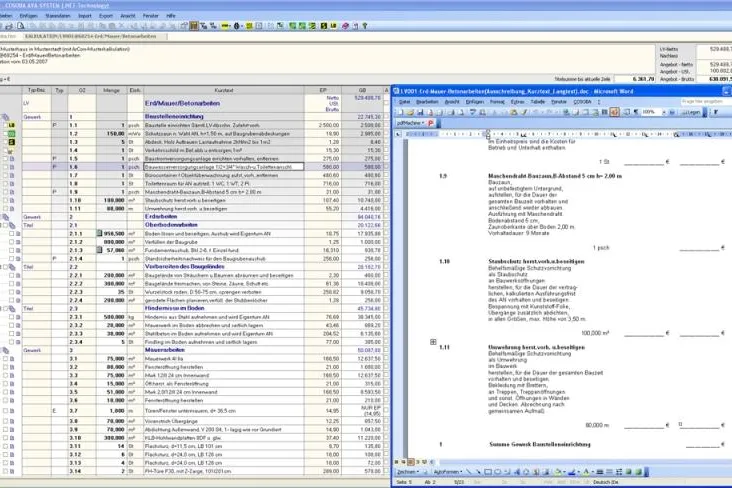 Bild: AVA.relax - Der Software Standard für Ausschreibung, Vergabe und Bauabrechnung