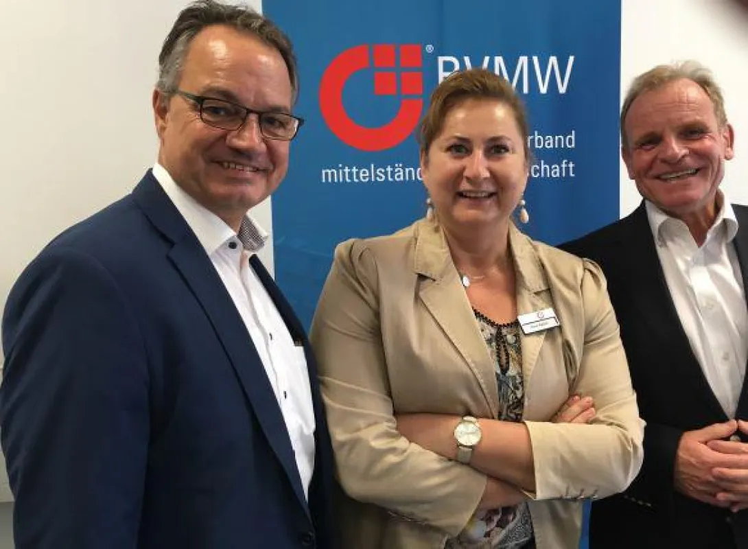 BVMW Trio Bergisches Land: Uwe Steinweh, Diana Walther und Roland Müller