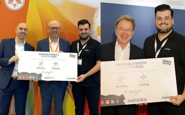 Bild: Circular Economy als Wachstums-Champion: mySWOOOP, expert und EURONICS definieren den Handel der Zukunft