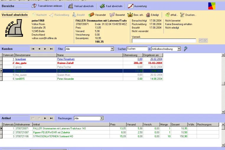 Bild: SmartAuction 1.6.2: eBay-Auktionen besser verwalten