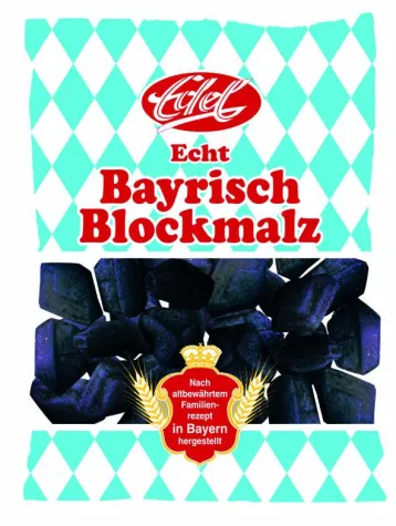 Bild: „Echt Bayrisch Blockmalz“ von Edel mit neuem Beuteldesign