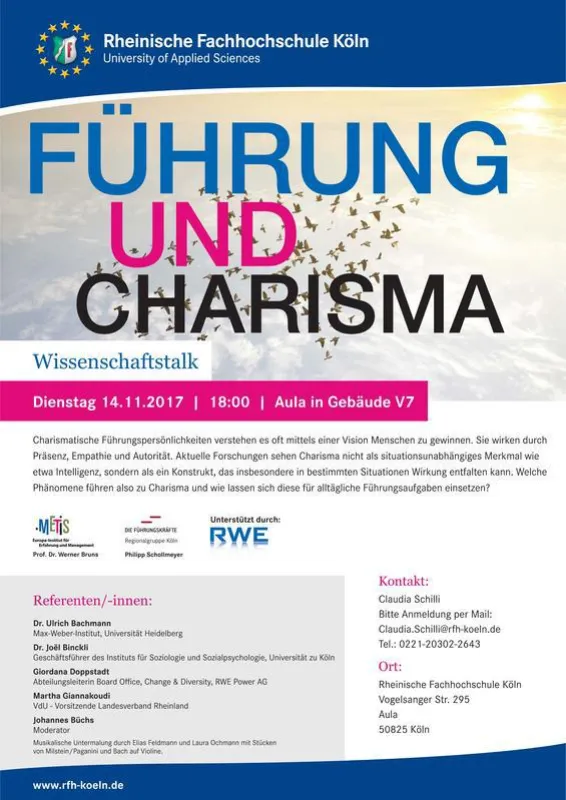 Wissenschaftstalk Führung und Charisma ()