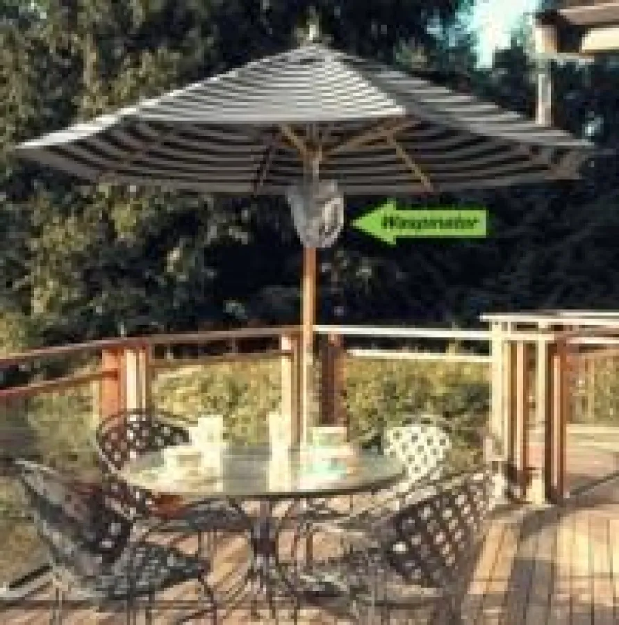 Der Wespinator auf der Terrasse