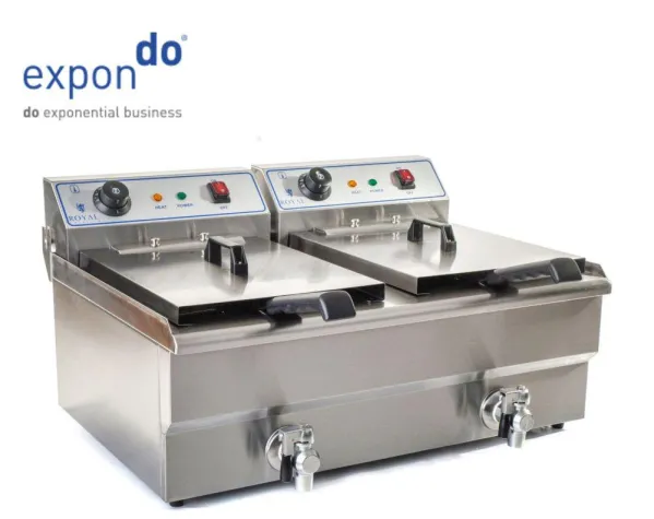 Bild: expondo verkauft die 10.000ste RCEF 13D Fritteuse