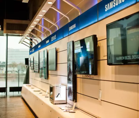 Bild: Xchange Technology liefert für Samsung Day im XXL-Format und präsentiert sich mit eigenem Messestand