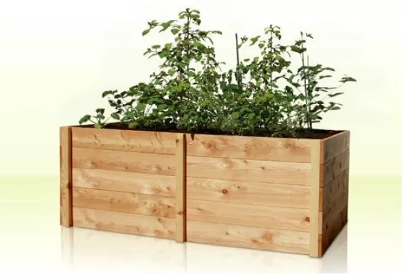 Bild: Baukastensystem für hochwertige Hochbeete aus Holz von hogart