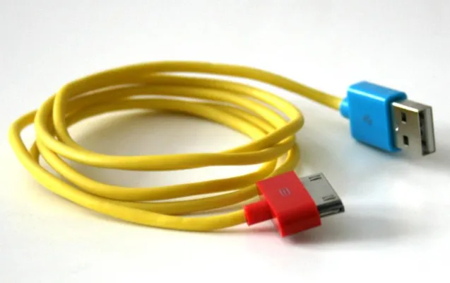 Bild: Funky USB Kabel bringen Farbe für iPhone und Co.