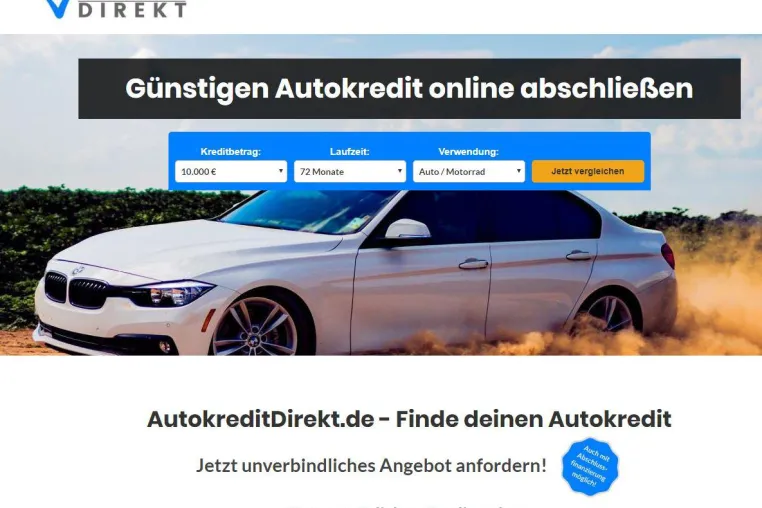 Bild: Neues Kredit - Vergleichsportal online