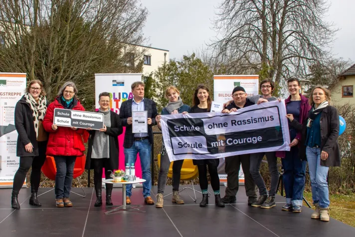 Bild: bbw Privatschulen im Netzwerk "Schule mit Courage"