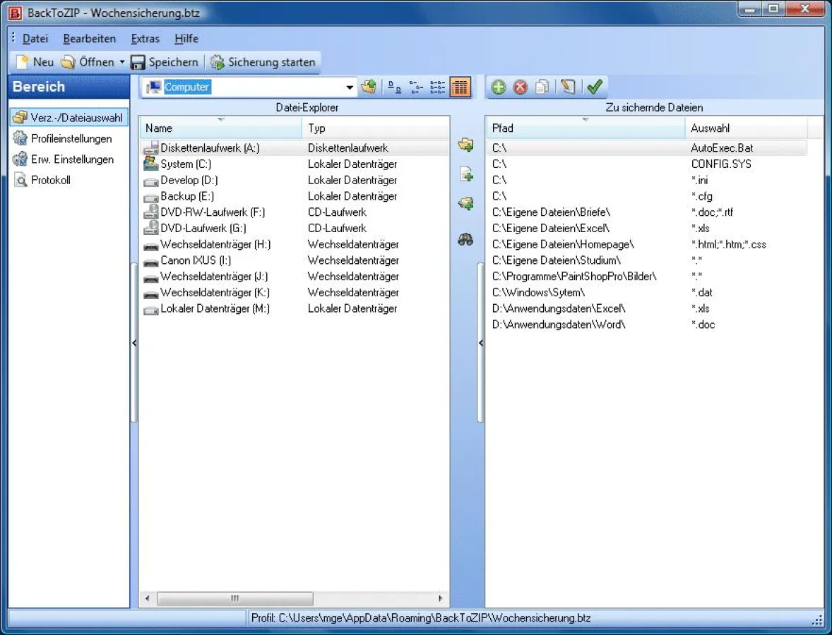 Datensicherungssoftware BackToZIP in neuer Version 9