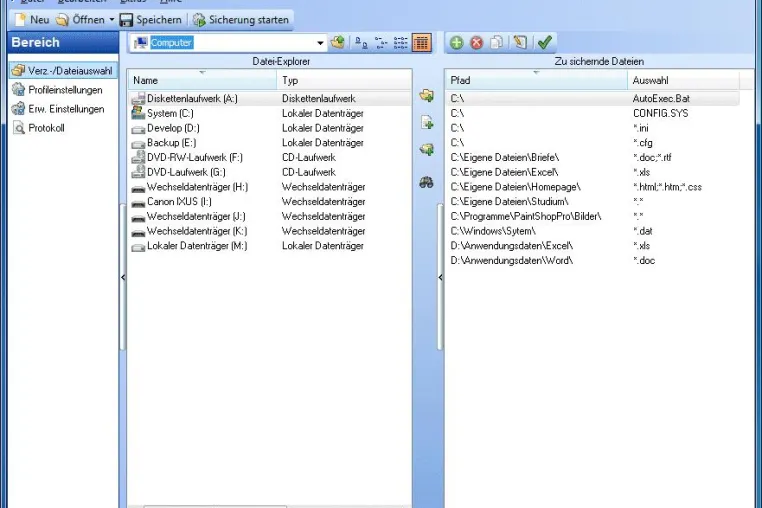 Bild: BackToZIP 9 - Die »Easy-To-Use« Backup Software
