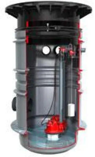 Neu von KESSEL: Pumpstation aus Kunststoff im Schachtsystem LW 600 Bild: Neu von KESSEL: Pumpstation aus Kunststoff im Schachtsystem LW 600