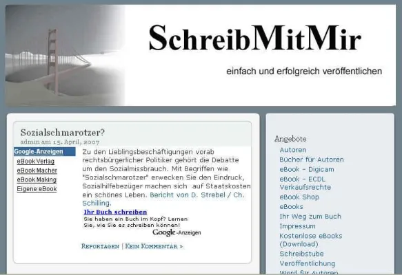 Schreibmitmir - Dienstleistungen für Autoren Bild: Schreibmitmir - Dienstleistungen für Autoren