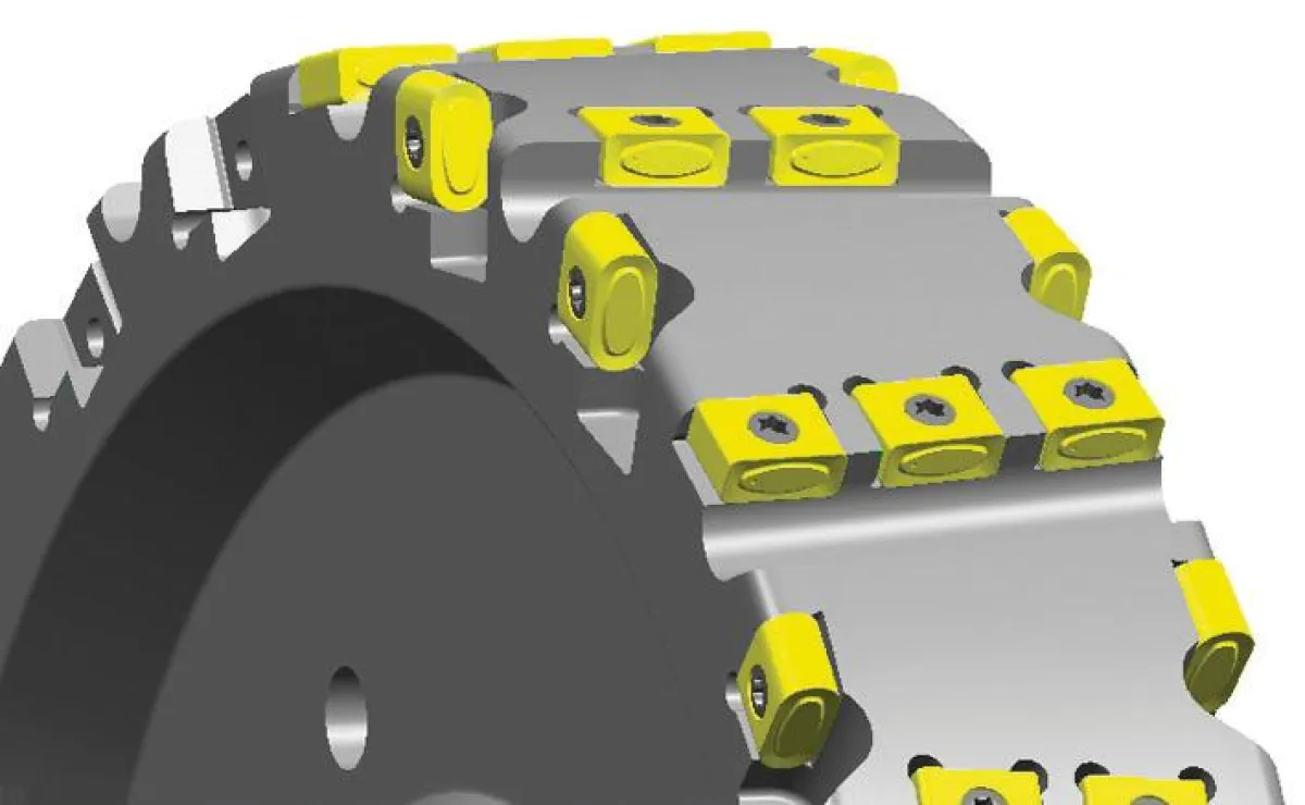 Die Scheibenfräser aus der Novex® Express Reihe von Walter werden nach Kundenspezifikation gefertigt und jetzt mit einer neuen, standardisierten Wendeplatte bestückt.