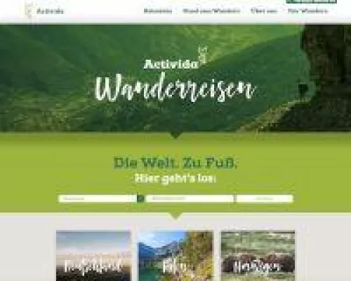 Neue Marke: Activida Wanderreisen geht an den Start Bild: Neue Marke: Activida Wanderreisen geht an den Start