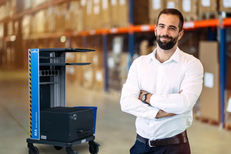 Bild: 4logistic aktualisiert Serie mobiler Logistikarbeitsplätze und präsentiert Ready to Rock Pakete