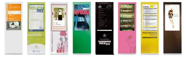 Bild: retail signage: netvico auf der EuroCIS 2011