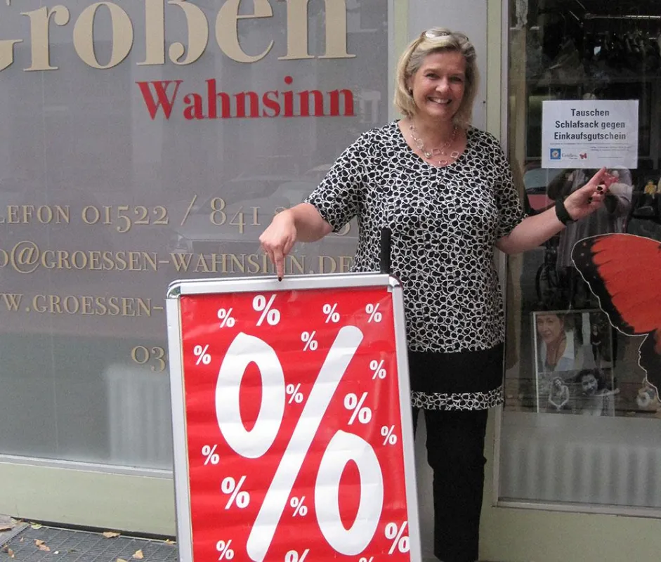 Inhaberin Susen Hothmer freut sich auf den Sommer-Sale