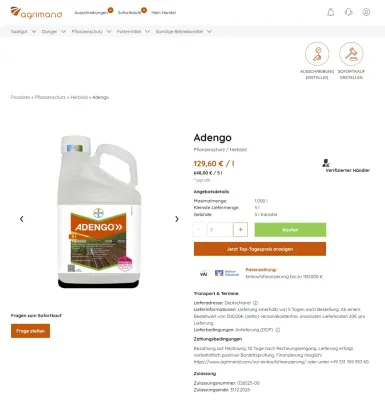 Bild: Agrimand bietet Landwirten eine moderne Finanzierungsmöglichkeit  für Betriebsmittel.