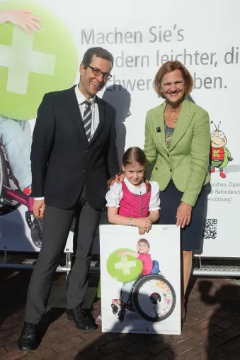 Bild: Karin Seehofer startet Spendenkampagne für das kbo-Kinderzentrum München