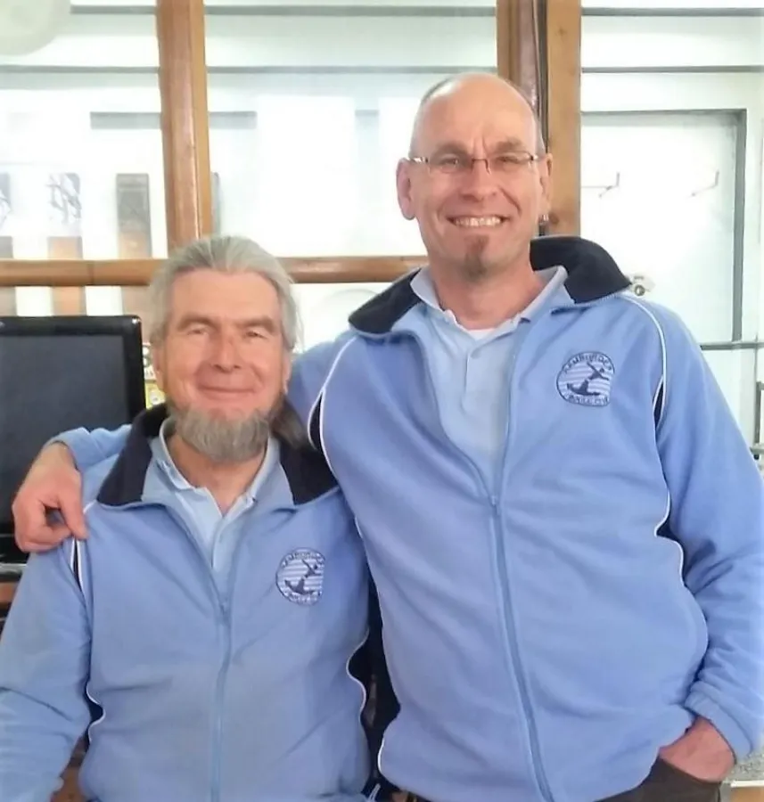 Präsident Andreas Creutzberg (rechts) und Vizepräsident Frank Johannson