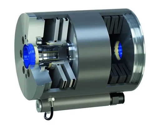 Bild: Pneumatisches Bremssystem ROBA®-linearstop vom TÜV Süd geprüft