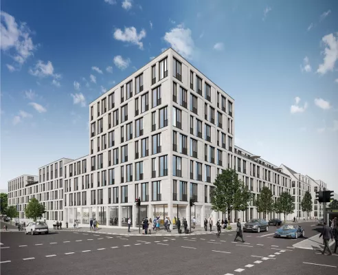 Trotz Corona-Krise: M-CONCEPT Real Estate startet Bauarbeiten für Stadtquartier „Paseo Carré“ in München Bild: Trotz Corona-Krise: M-CONCEPT Real Estate startet Bauarbeiten für Stadtquartier „Paseo Carré“ in München