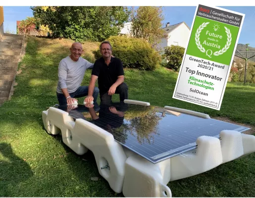 Investieren und dabei Gutes tun: Mit dem einzigartigen SolOcean Floater umweltbewusst grüne Energie gewinnen Bild: Investieren und dabei Gutes tun: Mit dem einzigartigen SolOcean Floater umweltbewusst grüne Energie gewinnen