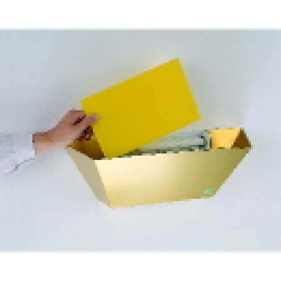 Luralite-Beleuchtungskörper: Einfaches austauschen der Fangfolie. Quelle: www.zeder.de  Diesen Text und dazugehörige Bilder finden Sie im Internet zum Download unter: http://www.leanpress.de/download1