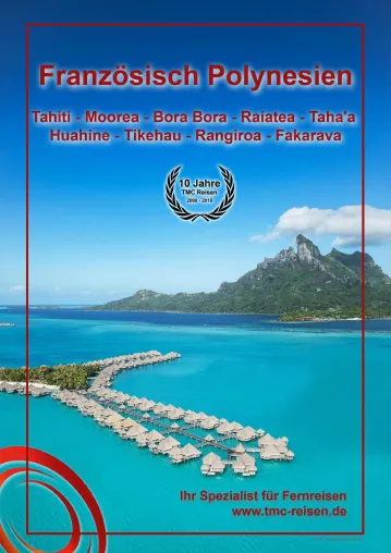 Bild: TMC Reisen bringt Katalog für Tahiti heraus