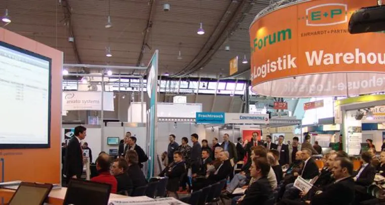 Bild: E+P Live-Forum auf der LogiMAT 2010 voller Erfolg