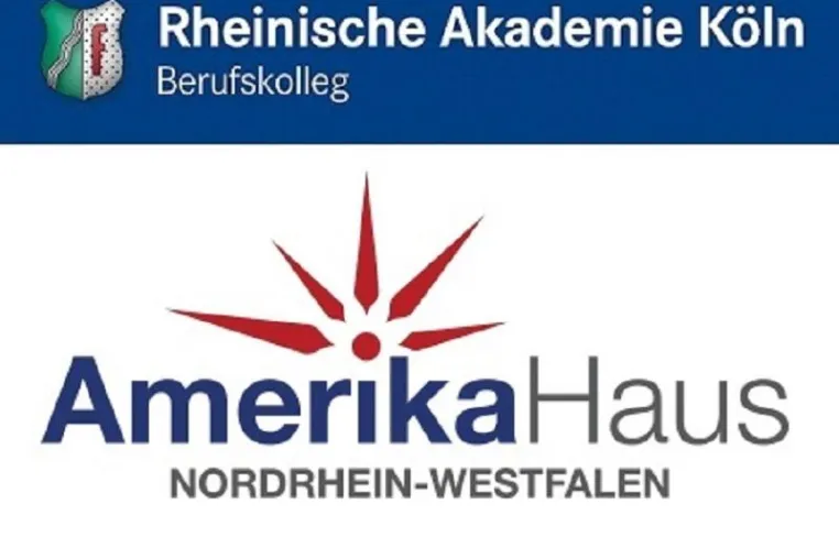 Bild: Ex-US-Kongressabgeordnete diskutieren mit Schülerinnen und Schülern der Rheinischen Akademie Köln