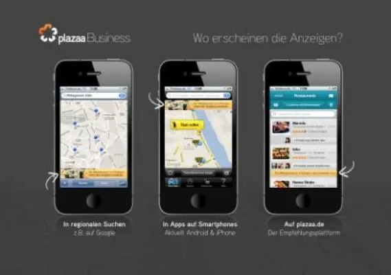 Bild: plazaa Business – der mobile Flyer für tagesaktuelle Angebote