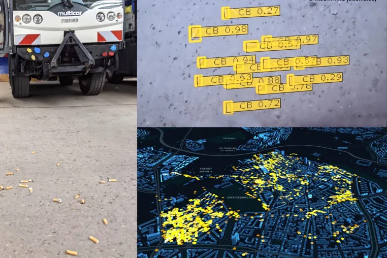 Bild: Frankfurt am Main: Gezielte Abfallerkennung in Echtzeit mit künstlicher Intelligenz