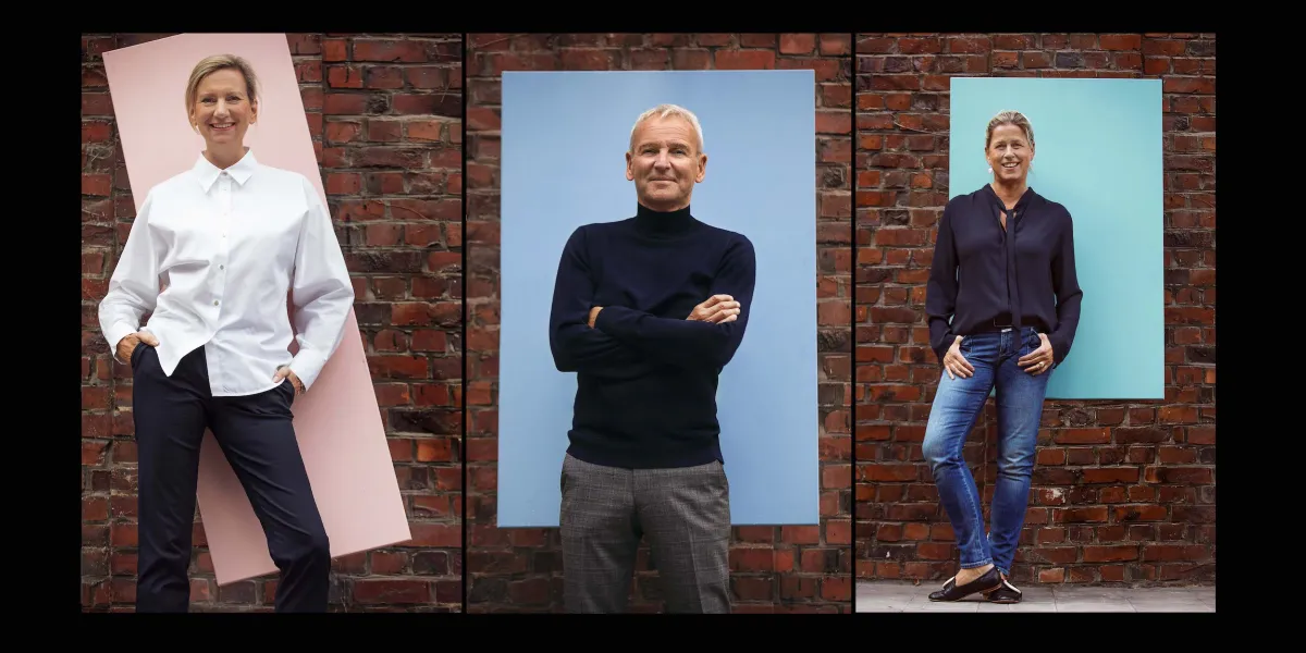 Angelika Vagedes (l.), Michael Vagedes und Christiane Schmid, Geschäftsführung VAGEDES & SCHMID (© VAGEDES & SCHMID GmbH)
