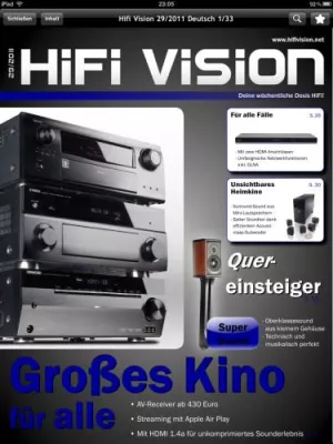 Bild: HiFi Vision - das kostenlose HiFi Magazin für iPad, iPhone und iPod Touch