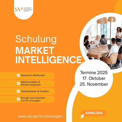 SVP Market Intelligence-Schulung | 17.10.2025 | 25.11.2025 | 17.03.2026 | 19.06.2026 Bild: SVP Market Intelligence-Schulung | 17.10.2025 | 25.11.2025 | 17.03.2026 | 19.06.2026