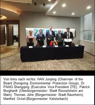 Bild: ZTE und hessischer Städtebund „Drei gewinnt“ vereinbaren strategische Zusammenarbeit im Bereich Smart City
