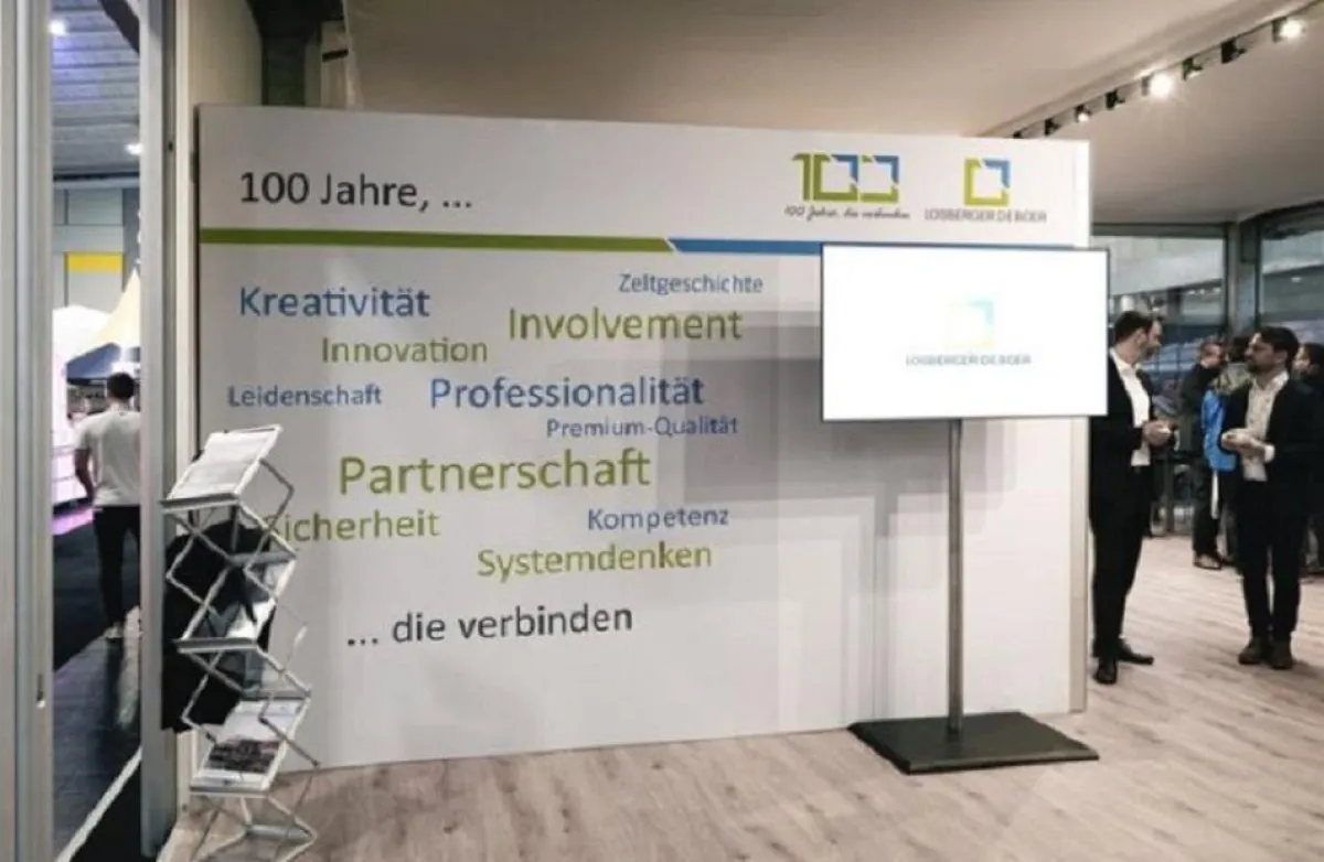 Das Messemotto stand unter dem Stern: 100 Jahre, die verbinden.