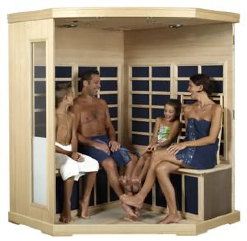 Wellness in der Familien-Infarotkabine der my-sauna GmbH