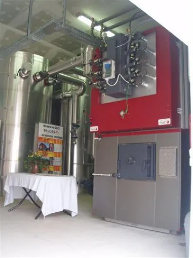 Bild: Deutschlands größte "Pelletsheizung" in Remscheid - Biomassespezialist GILLES liefert 2000kW Pelletshkessel