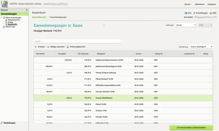 Neue DATEV-Schnittstelle für DFKA-Taxonomie-Kassendaten Bild: Neue DATEV-Schnittstelle für DFKA-Taxonomie-Kassendaten