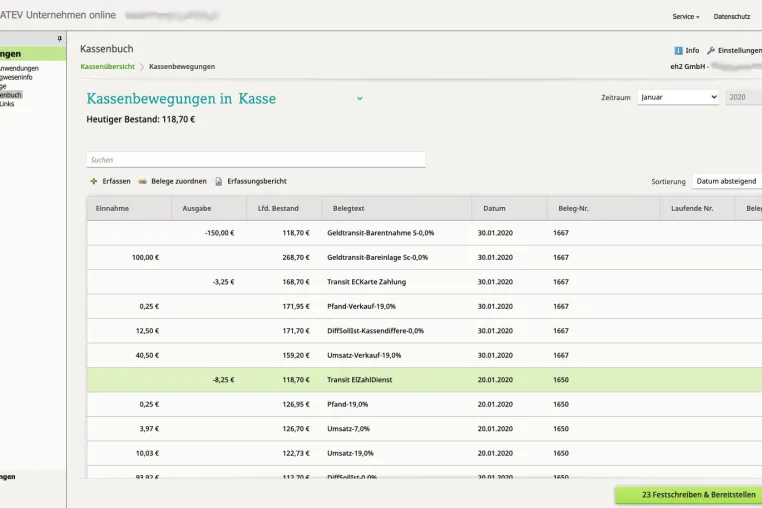 Bild: Neue DATEV-Schnittstelle für DFKA-Taxonomie-Kassendaten