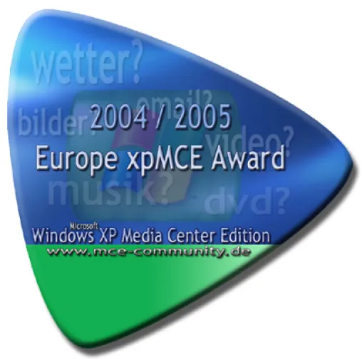 Media Center Edition Europa AWARD 2004/2005: Die Gewinner Bild: Media Center Edition Europa AWARD 2004/2005: Die Gewinner