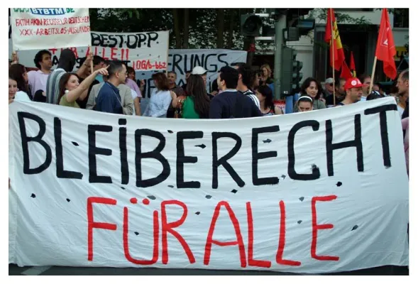 Bild: HIER GEBLIBEN unterstützt die Flüchtlingskonferenz in Bremen