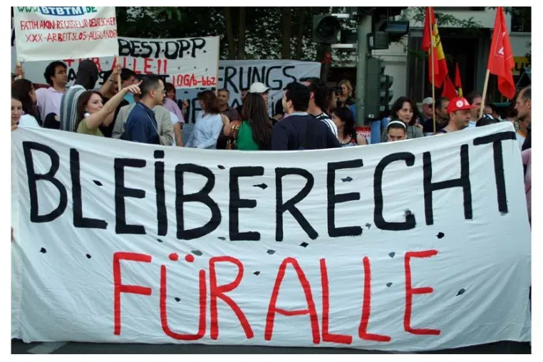 Bild: HIER GEBLIBEN unterstützt die Flüchtlingskonferenz in Bremen